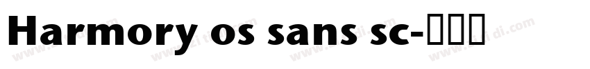 Harmory os sans sc字体转换